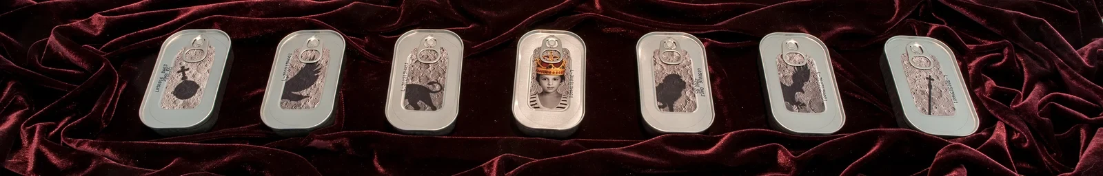 Archipelago (2018) — digital print, canned fish by Siniša Radulović