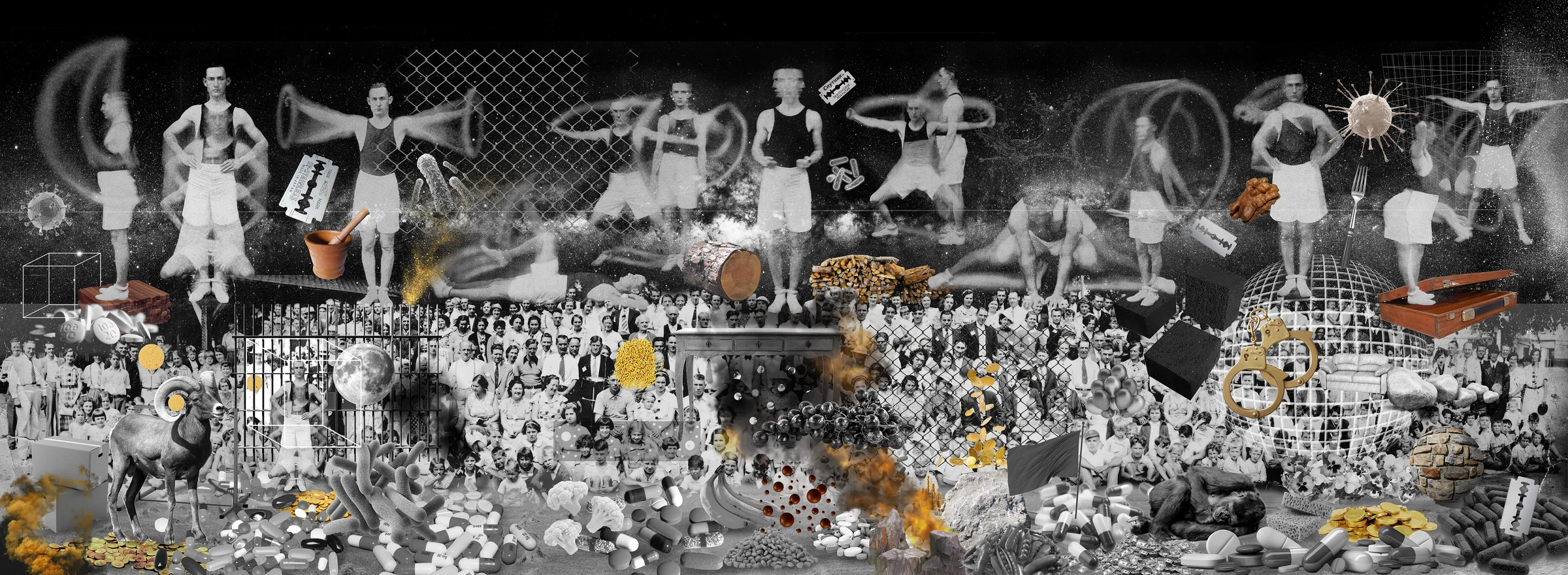 Gymnatorium (2019) — digital print by Siniša Radulović