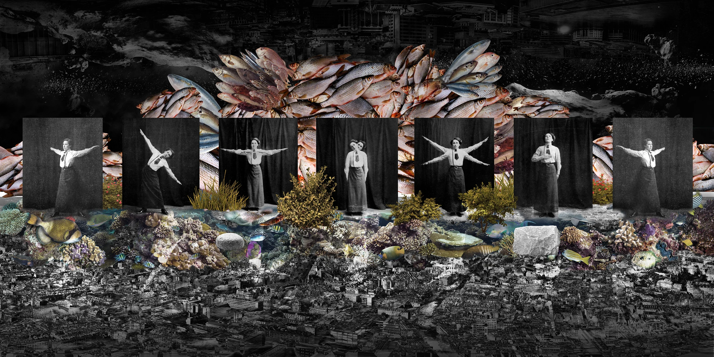 Gymnatorium (2019) — digital print by Siniša Radulović