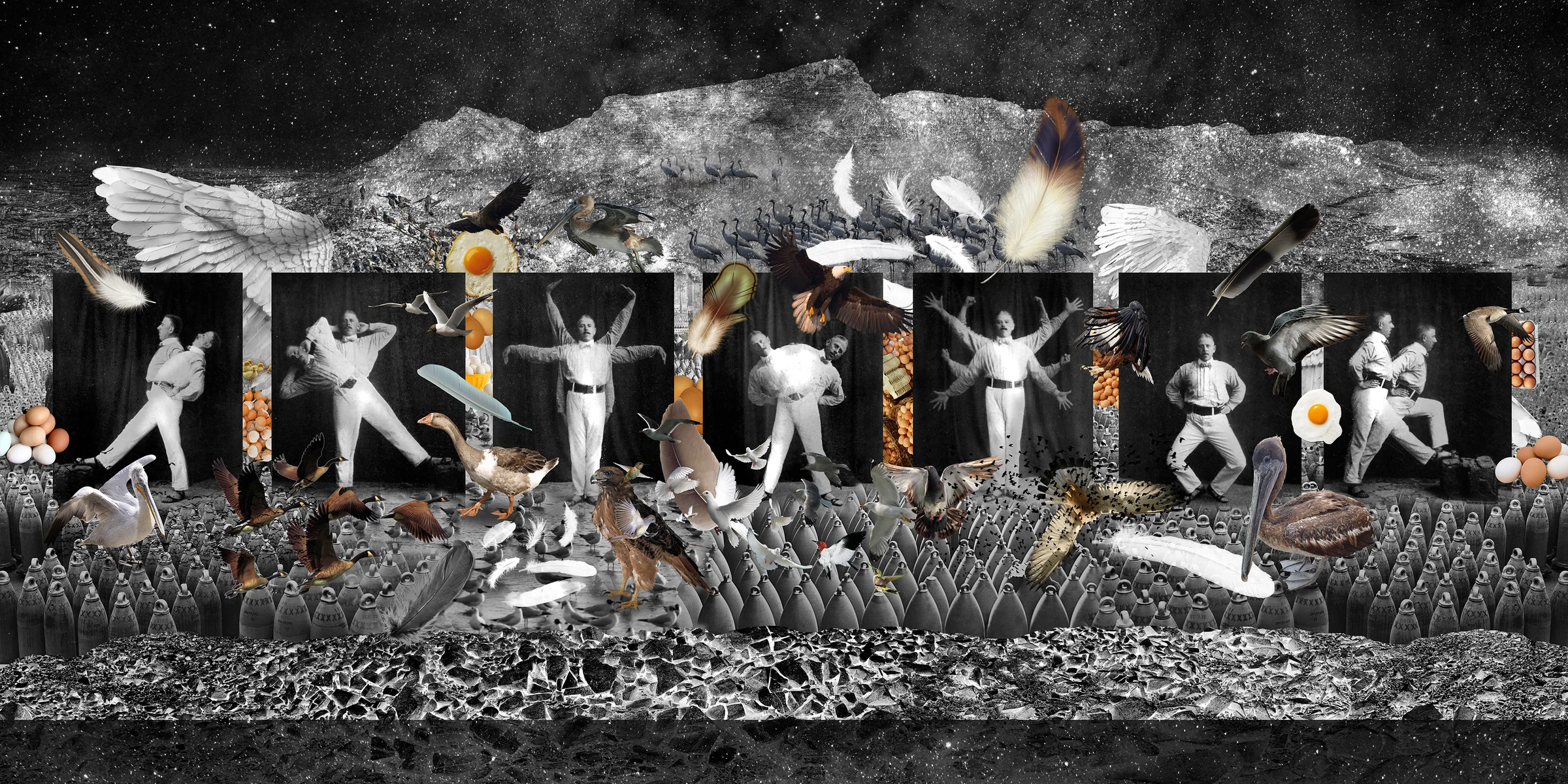 Gymnatorium (2019) — digital print by Siniša Radulović
